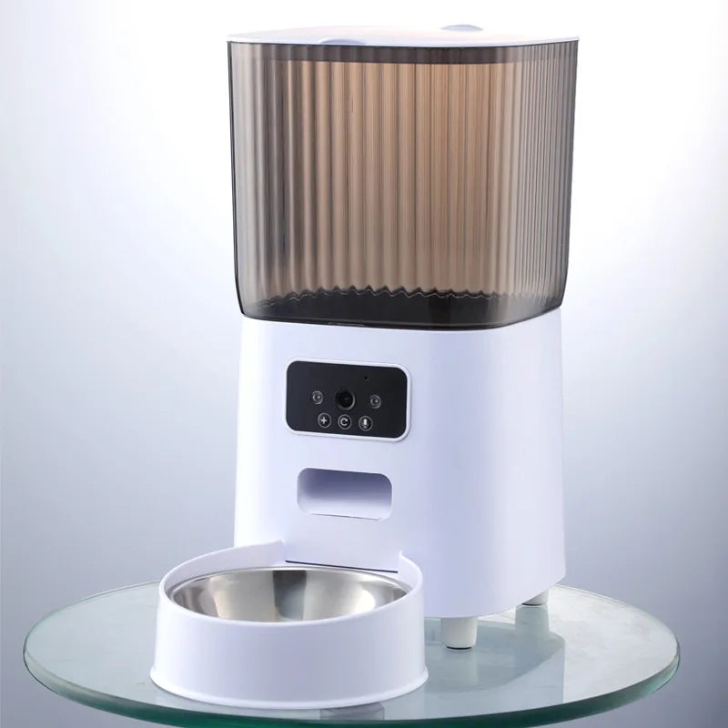 Smart 5L Automatic Pet Feeder with WiFi & Camera