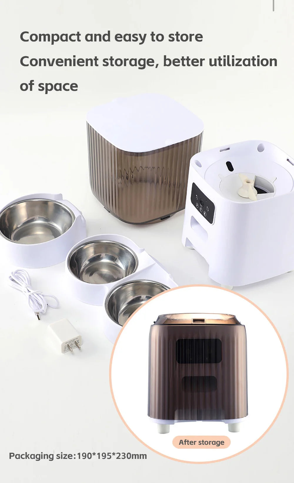Smart 5L Automatic Pet Feeder with WiFi & Camera