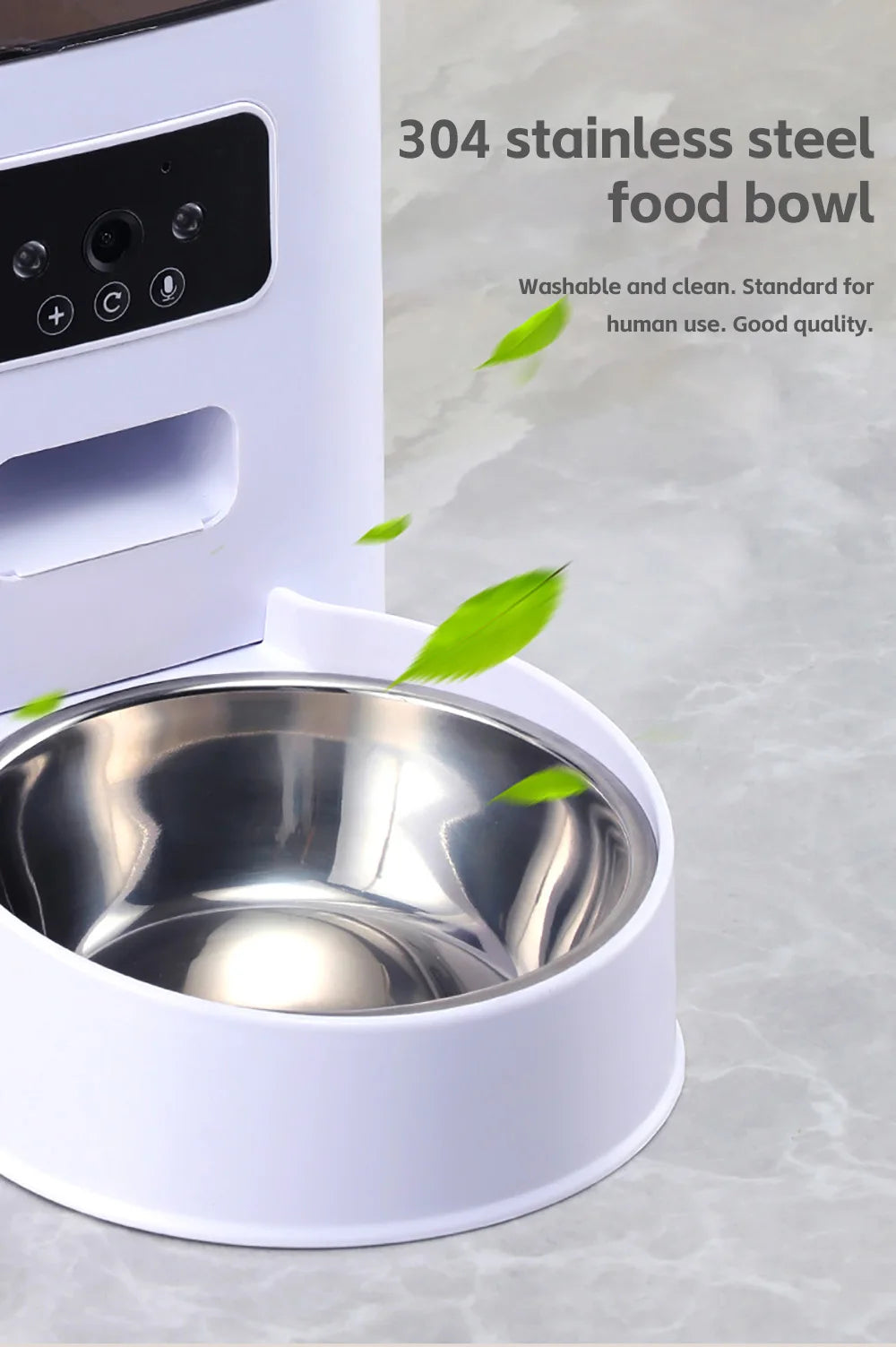 Smart 5L Automatic Pet Feeder with WiFi & Camera
