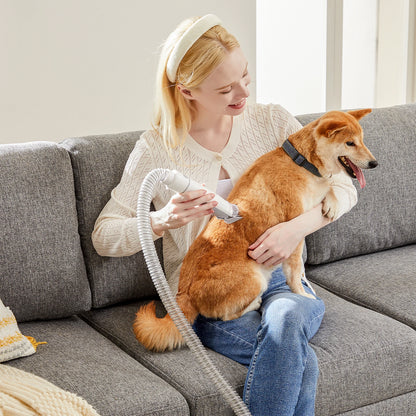 JHK 2.5L Pet Grooming Vacuum Kit with Clippers