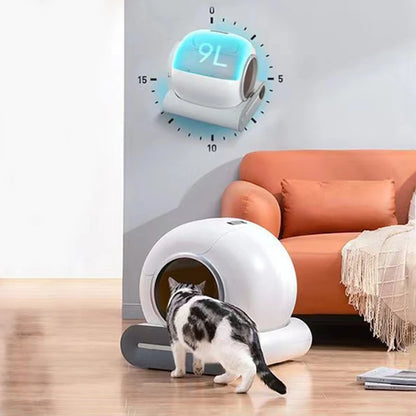 Booteely 65L Smart Self-Cleaning Cat Litter Box