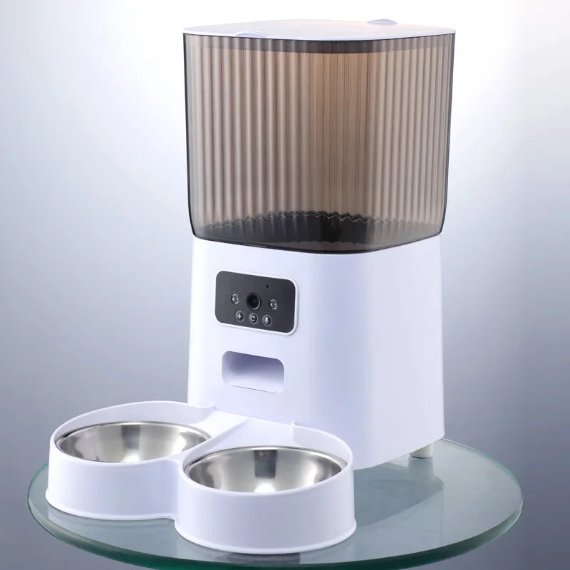 Smart 5L Automatic Pet Feeder with WiFi & Camera