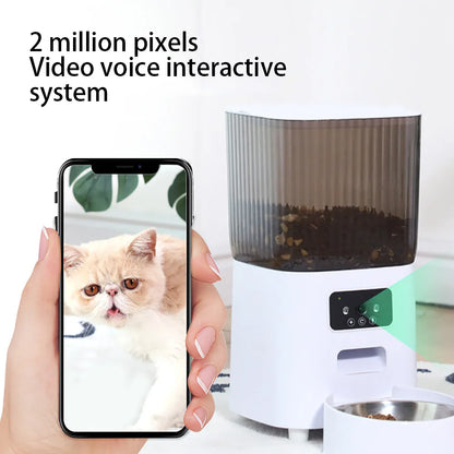 Smart 5L Automatic Pet Feeder with WiFi & Camera